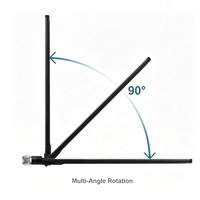 Antenne verticale en caoutchouc à gain élevé 5dBi 700-2700MHz pour routeur 4G LTE GSM WiFi avec connecteur mâle pour IoT sans fil intérieur