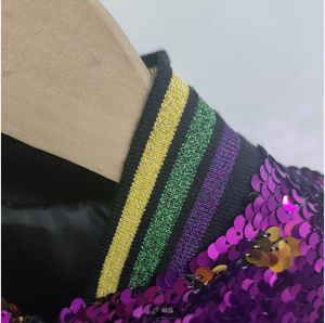 Decorazioni per feste cappotti da donna mamma e Me abbinati <span class=keywords><strong>bambina</strong></span> fuori porta giacca di paillettes reversibile martedì Gras - Product Image 4