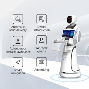Entreprise commerciale Humanoïde Service alimentaire Ai Hospitalité <span class=keywords><strong>Assistant</strong></span> Restaurant <span class=keywords><strong>Robot</strong></span> Serveur <span class=keywords><strong>Robot</strong></span> de livraison de nourriture autonome - Product Image 2