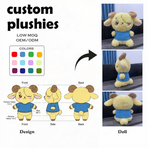 Jouets en peluche personnalisés OEM/ODM, Poupée de dessin animé DREAM Shirt Boy, Cadeaux de saison de remise des diplômes, <span class=keywords><strong>Angol</strong></span> Kerék Itasbih, Jouet en peluche personnalisé en boîte mystère - Product Image 4