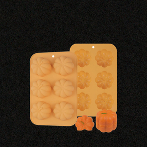 Moule en silicone pour gâteaux et chocolats, motifs <span class=keywords><strong>automne</strong></span>, citrouille, <span class=keywords><strong>feuille</strong></span> <span class=keywords><strong>d</strong></span>'érable, pour fondant, pièce unique, Thanksgiving, Halloween - Product Image 3