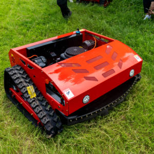 Robot télécommandé de tondeuse à gazon électrique CE de haute qualité avec débroussailleuse de type piste <span class=keywords><strong>électricité</strong></span> auto-génératrice 4 temps - Product Image 2
