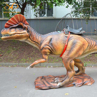 Dinosaure animatronique électrique télécommandé pour enfants, à utiliser en extérieur dans un parc