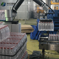 Palettiseur robotisé automatique pour empiler des sacs et des cartons de 25 kg (aliments/tabac) sur des palettes, haute productivité, emballage en bois, Chine