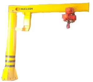 Nucleon Fornecedor Heavy Duty Coluna Fixa 360 Graus Girar Jib Crane Capacidade de Elevação 1 Ton ~ 5 Ton