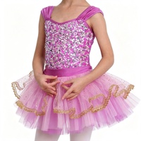 Costume de danse classique personnalisé AL-P005, robe tutu pour filles, tenue de scène romantique pour enfants, robe de danse pour enfants