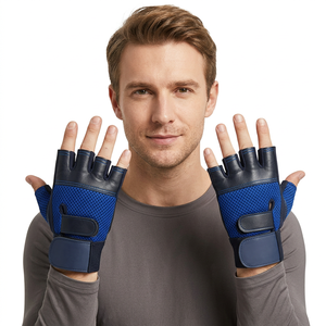 Guantes de Cuero para Gimnasio y Fitness, Transpirables, Antideslizantes, de Secado Rápido, Hechos a Medida, de Alta Calidad, para Levantamiento de Pesas, OEM, Venta al Por Mayor 2024 - Product Image 1