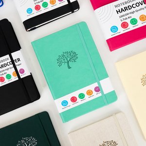 Vente en gros d'affaires A4 <span class=keywords><strong>A5</strong></span> A6 couverture rigide en cuir artificiel coffret cadeau avec cadeau à la main peut imprimer le logo - Product Image 6