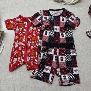 Pijamas de Bambú con Estampado Personalizado para Bebés, Niños y Niñas, Ropa de Dormir con Cierre para Bebés - Product Image 5