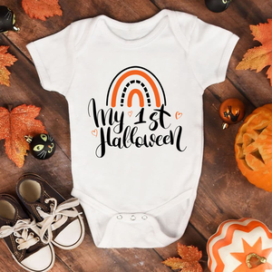 OEKO-<span class=keywords><strong>Disfraz</strong></span> de <span class=keywords><strong>Halloween</strong></span> para bebé recién nacido, ropa personalizada de transferencia de calor, mono espeluznante de algodón para bebé, niño y niña - Product Image 5