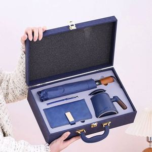 Custom Logo Luxury Business Gift Box <b>Set</b> Bulk Wholesale Thermos Mug <b>Notebook</b> for Employee Client Promotional Use Corporate Gift - Product Image 1