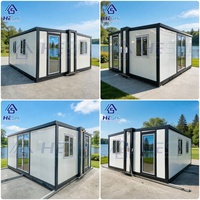 Casa Contenedor Prefabricada Aislada de 20 y 40 Pies, Expandible, Plegable, Portátil, de 1, 2, 3, 4 o 5 Dormitorios
