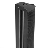 Haut-parleur colonne professionnel 500W en alliage d'aluminium de 4,5 pouces avec aimant néodyme 4 ohms pour salles de conférence, églises, écoles, usage intérieur