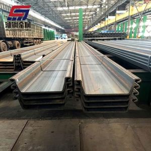 Pile de tôle en acier en forme de U de palplanches de type 2 pour la construction de bâtiments de fournisseur chinois - Product Image 2