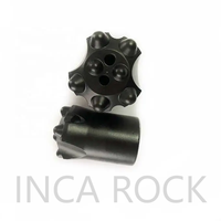 Foret conique en acier inoxydable 34 mm, 7 dents, 7.11.12 degrés, 0711x7 pour outil de forage minier du charbon