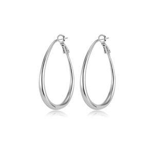 Dinle Fashion Hoop Earrings Medium Size Gold Frame New Upgrade - Product Image 4