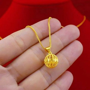 สินค้าไลฟ์สด: สร้อยคอทรงกลมสุดหรูสำหรับผู้หญิง, สร้อยคอประดับลูกปัดนำโชคแบบโปร่ง, สไตล์เฉพาะกลุ่ม, อเนกประสงค์, สไตล์เกาหลี - Product Image 3