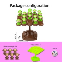 Nouveaux jouets 2023, vente chaude, jouets en plastique amusants, jeu de table singe, arbre d'équilibre, jouets pour enfants, ensemble de jouets interactifs parent-enfant pour enfants