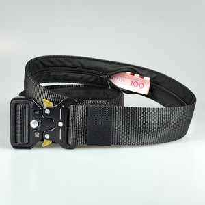 Ceinture tactique en toile pour homme HPB0302, ceinture en nylon à boucle épaisse personnalisée camouflage, boucle à dégagement rapide, fabrication d'usine - Product Image 1
