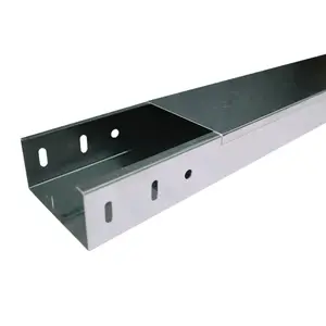 Outdoor Cable Management Powder Coated Stainless Steel Groove Type Cable  Tray with Cover - China Cable Ties, Cable Gland