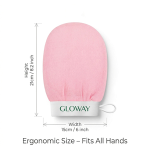 Guante <span class=keywords><strong>Exfoliante</strong></span> Corporal de Alta Calidad 150D con Logotipo Personalizado Multicolor, 100% Viscosa, para una Piel Suave - Product Image 2