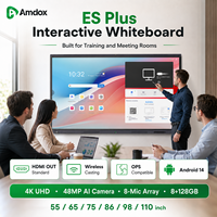 Pizarra Interactiva Amdox ES con Certificación EDLA, 4K, 8GB de RAM/128GB de Almacenamiento y Aplicaciones de Google para Educación y Negocios