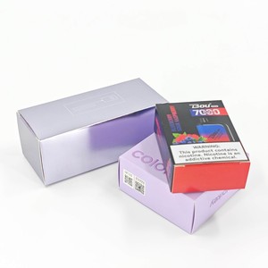Boîte en carton personnalisée, finition velours-mate, adhérence douce, pour emballage d'électronique et de cosmétiques, papier d'art 350 g/m² - Product Image 1