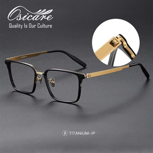 Osicare 80986 thương hiệu sang trọng <span class=keywords><strong>retro</strong></span> cổ điển Acetate quang Thông Số kỹ thuật Kính khung thiết kế kính titan Optics khung cho nam giới - Product Image 3