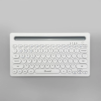 Prix usine 2.4G clavier BT sans fil avec berceau Mini clavier d'ordinateur Portable PC clavier support pour téléphone BT-008