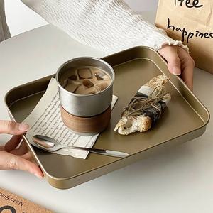 Plaques rectangulaires en acier inoxydable de conception métallique, sublimation, <span class=keywords><strong>plaque</strong></span> de charge décorative <span class=keywords><strong>pour</strong></span> <span class=keywords><strong>plancha</strong></span> grill <span class=keywords><strong>pour</strong></span> restaurant - Product Image 3