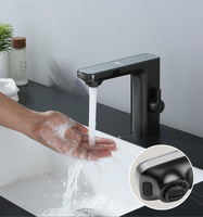Nouveau robinet mitigeur d'eau chaude et froide sans contact numérique intelligent à capteur de conception avec affichage de la température pour robinet de lavabo de salle de bain