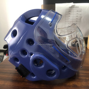 Casco Protettivo per <span class=keywords><strong>Taekwondo</strong></span> con Maschera, Attrezzatura per Allenamento e Protezione - Product Image 3