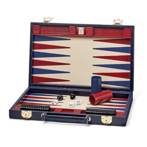 Backgammon sang trọng tùy chỉnh thiết lập trò chơi hội đồng cổ điển với trường hợp da cao cấp - Product Image 1