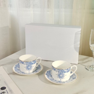 High Quality Lucky Heart Series Ceramic Bone China <b>Coffee</b> <b>Set</b> with Gift Box Cup and Saucer <b>Set</b> - Product Image 3