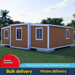 Contenedor de Vivienda Plegable y Desmontable para Exteriores, Tipo Caja de Expansión de Doble Ala con Acabado de Madera, Combinación Móvil para Sala de Juntas - Product Image 1