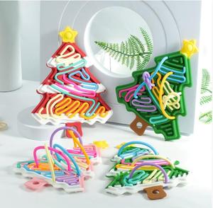 กระดานกิจกรรมประสาทสัมผัสต้นคริสต์มาสแบบใหม่ ของเล่นซิลิโคน บรรเทาความวิตกกังวล ของเล่นเสริมพัฒนาการเด็ก ของเล่นคลายเครียด - Product Image 2