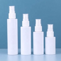 Flacon pulvérisateur vide personnalisé en plastique réutilisable pour voyage, avec pompe à brume fine, pour parfum, sérigraphie