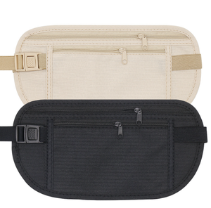 กระเป๋าคาดเอวกันน้ำป้องกันสัญญาณ RFID กระเป๋าคาดเอวสามารถปรับแต่งได้เพื่อการพักผ่อนและฟิตเนส - Product Image 2