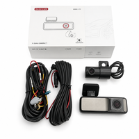Caméra de tableau de bord WiFi double objectif CYXF V8-C 2K+1080P avec angle de 160-170°, surveillance de stationnement 24H, capteur G, contrôle par application, enregistrement en boucle, DVR automobile