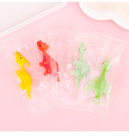 Lanceur de fléchettes dinosaure en plastique souple, jouet fantaisie anti-stress pour enfants, vente en gros