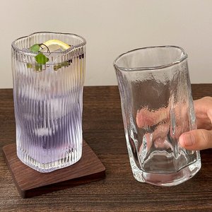 แก้วน้ำดีไซน์เฉพาะแบบขายส่ง แก้วน้ำฝนตก แก้วกาแฟลาเต้เย็น แก้วน้ำผลไม้และเครื่องดื่มเย็น สำหรับใช้ในบ้าน - Product Image 1