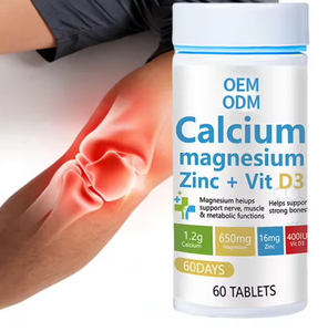 Comprimés OEM Calcium Magnésium Zinc Vitamine D3 avec capsules de Vitamine D3 pour la santé osseuse, la maintenance immunitaire et le soutien osseux – Supplément - Product Image 6