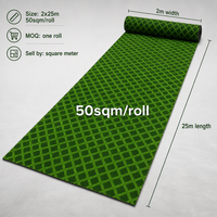 Fabricant pas cher vente synthétique jardin gazon hybride gazon gazon tapis pour la maison