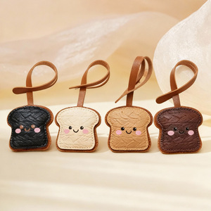 Leather Christmas <b>Gingerbread</b> <b>Man</b> Keychain Pendant DIY Bag Charm Christmas Sock Ornament for Phone and Key <b>Decoration</b> - Product Image 4