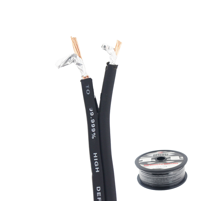 High Quality Factory Speaker Cable Audio Video Shielding Tin Pure Copper 14GA Cables OFC Car Audio Cable Wire