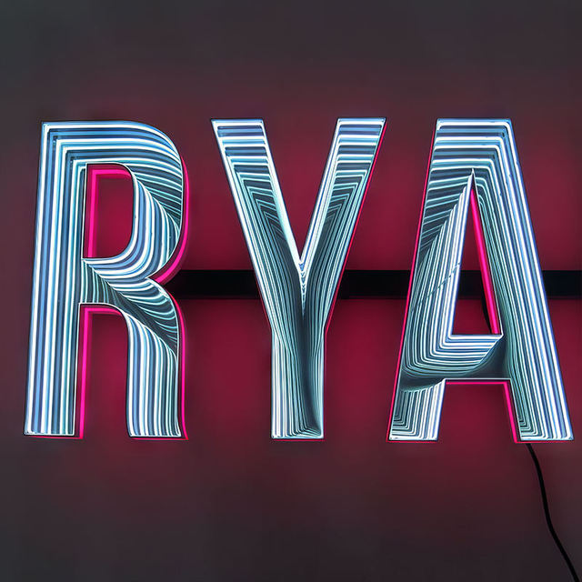 Custom 3D LED Neon Sign with RGB Illumination Frontlit Acrylic Letters for Business Parties Home Decor