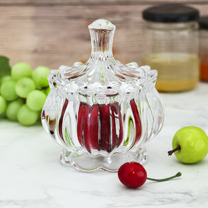 Pot à bonbons en verre <span class=keywords><strong>cristal</strong></span> Offre Spéciale, bocal <span class=keywords><strong>de</strong></span> stockage <span class=keywords><strong>de</strong></span> bijoux, pots <span class=keywords><strong>de</strong></span> bougie d'aromathérapie avec couvercle pour la fabrication <span class=keywords><strong>de</strong></span> bougies - Product Image 3