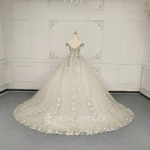 ANY22แจนเซมเบอร์เดรสเปลือยไหล่ผ้าปะติดดอกไม้ - Product Image 3