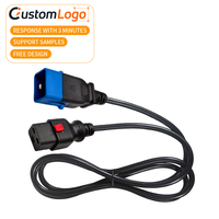 Cordon d'extension d'alimentation robuste anti-déconnexion C19 vers C20 pour PDU de rack et centre de données