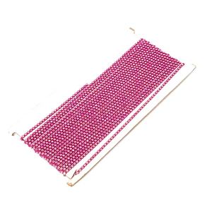 אופנה שורה ss3.5 נקה AB קריסטל ריינסטון פסי ורוד ציפוי יהלומי rhinestones שרשרת כוס שרשרת אביזרים - Product Image 4